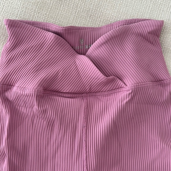 Year of ours pink ribbed leggings. - Picture 1 of 2